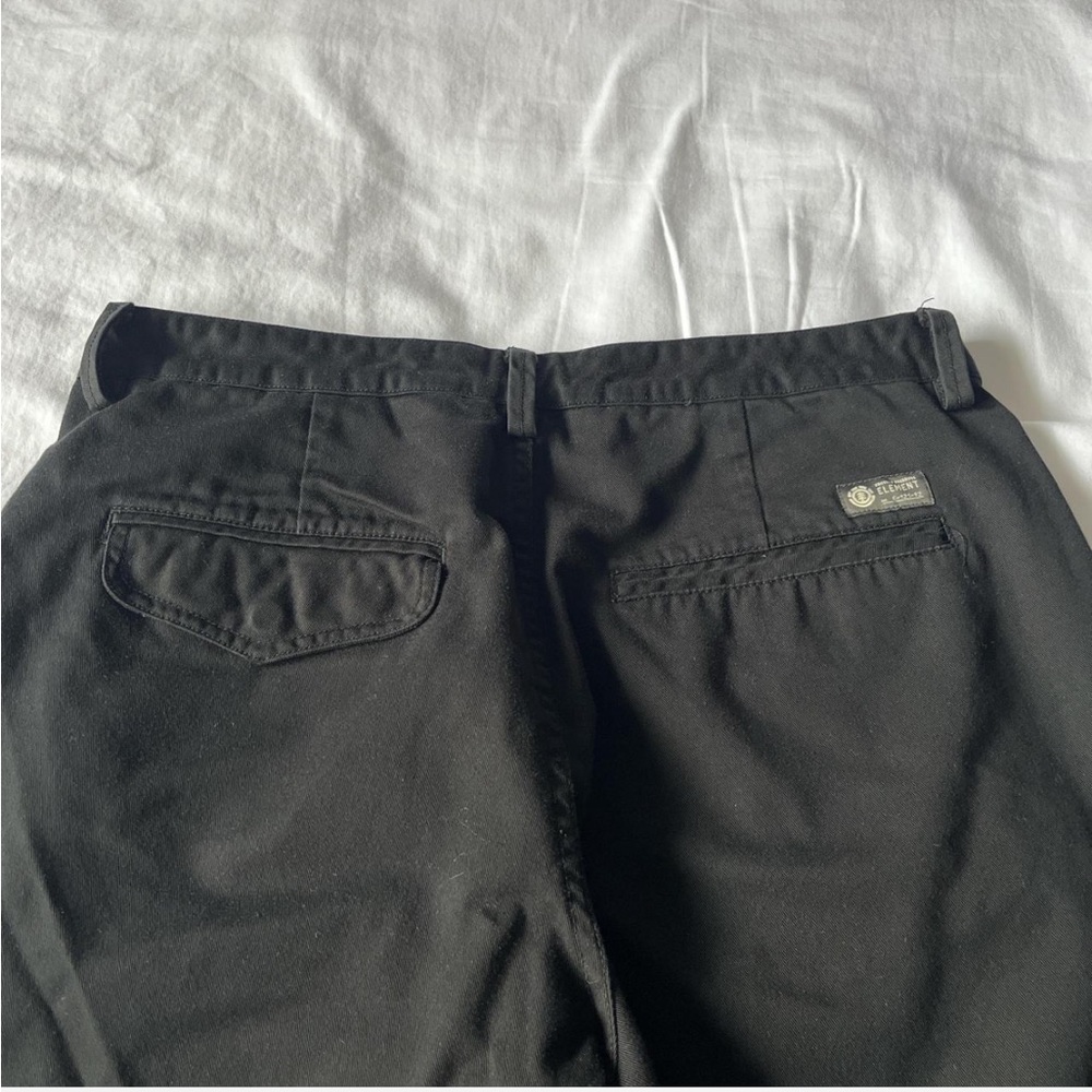 Element Men's Black Flat Front Shorts